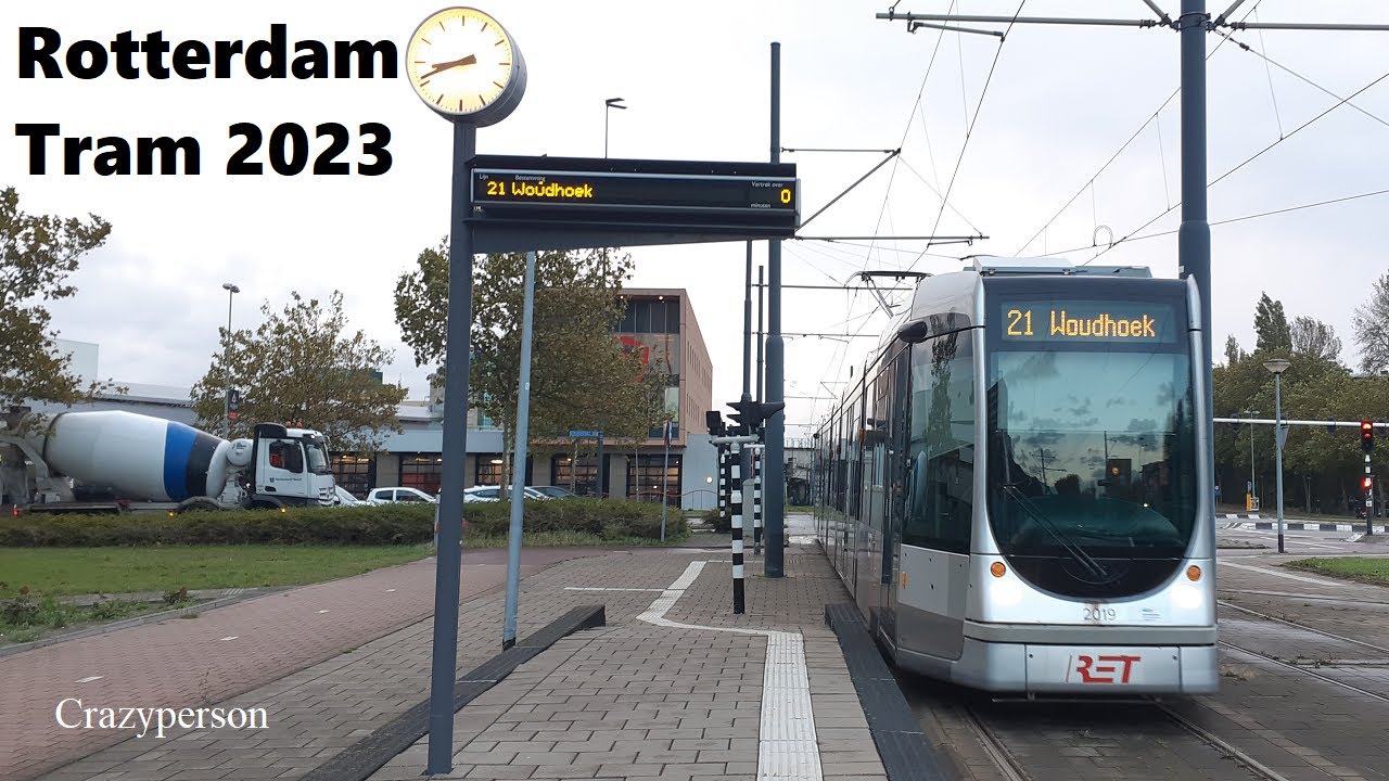 Cabinerit RET Tram Rotterdam CS - Schiedam Nieuwland via Heemraadsplein