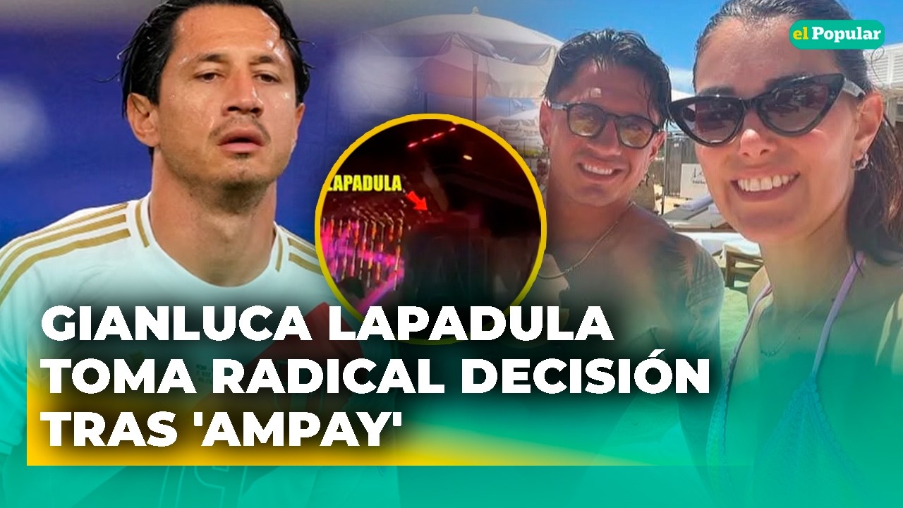 Gianluca Lapadula TOMA DR&Aacute;STICA DECISI&Oacute;N tras AMPAY con mujer que NO ES su esposa