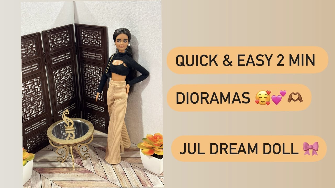 DIY Barbie Diorama/ Barbie Diorama Collection💕