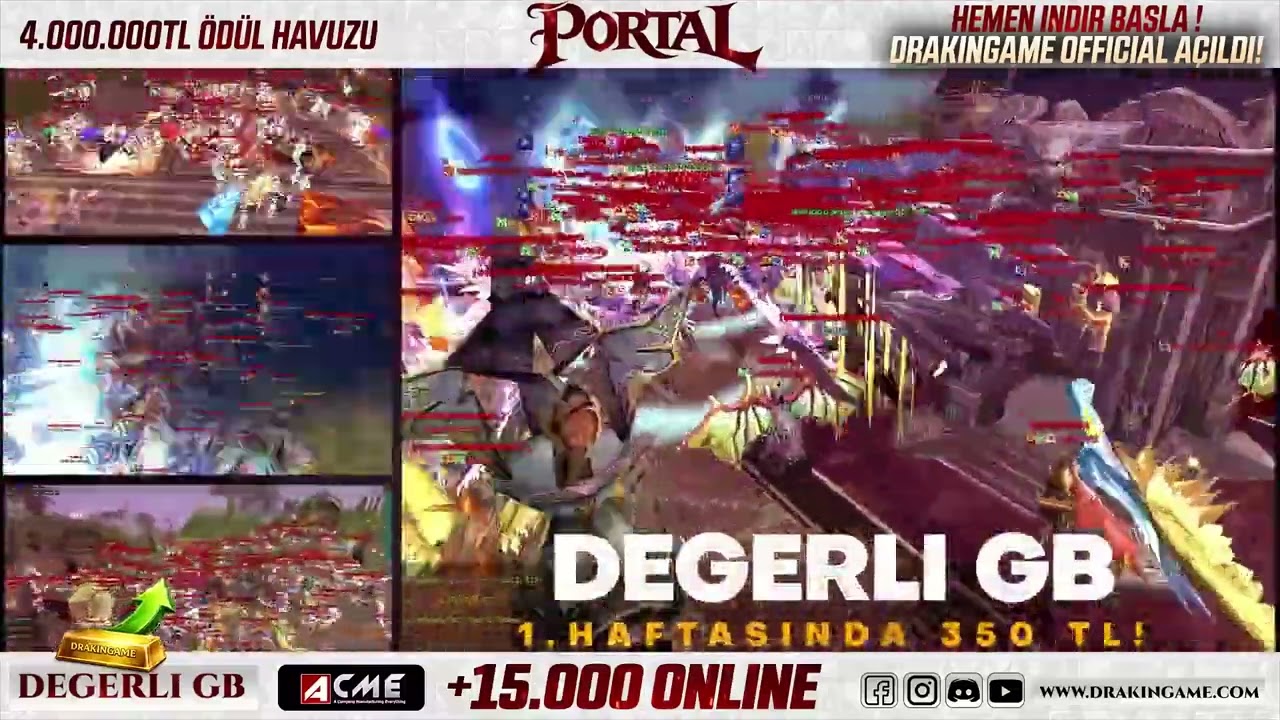 DrakinGame Rekorların Serveri #PORTAL #SONDurakDrakinGame