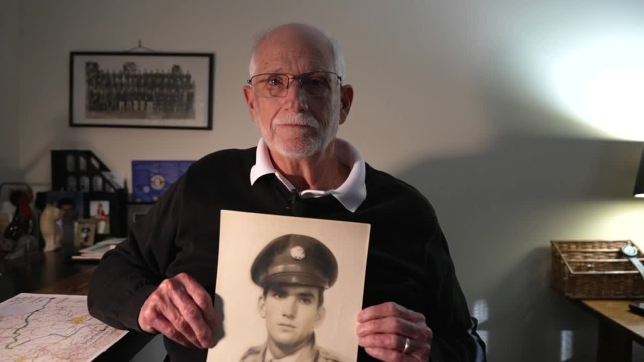 Son retraces WWII POW father's Death March through Germany