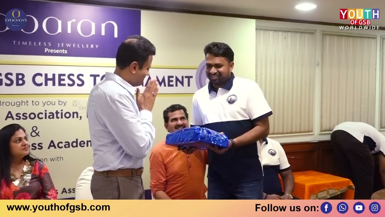 Valedictory & Prize distribution | All India GSB Chess Tournament | By Abaran - Timeless Jewellery