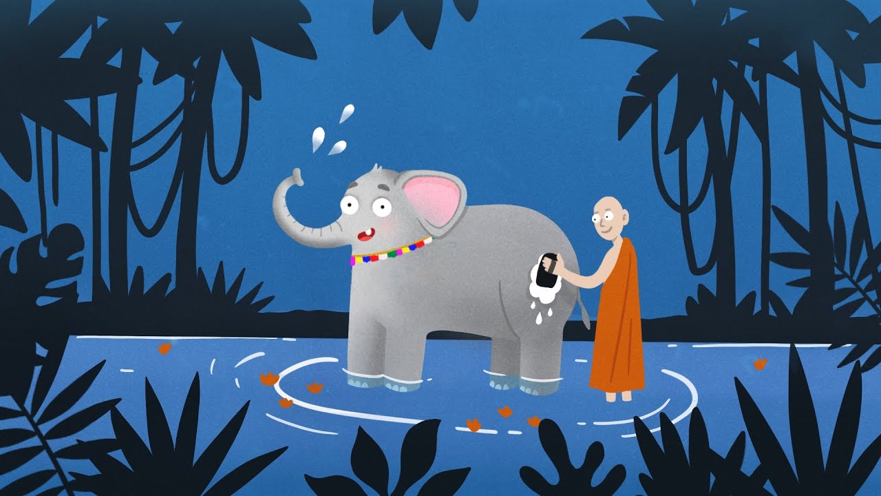 PASAKA 🪷 Adelės Dramblys 🐘 II