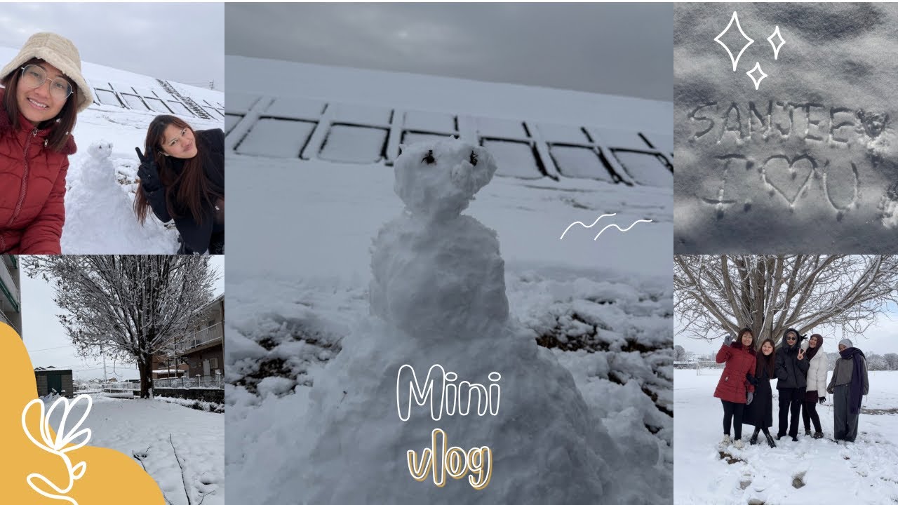 Enjoying snowy day ❄️☃️mini vlog🥰@sonalama23 