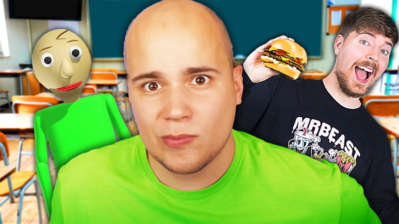 ŁYSY DIZOWSKYY WRÓCIŁ👨‍🦲 | Baldi's Basics Mr Beast EDITION