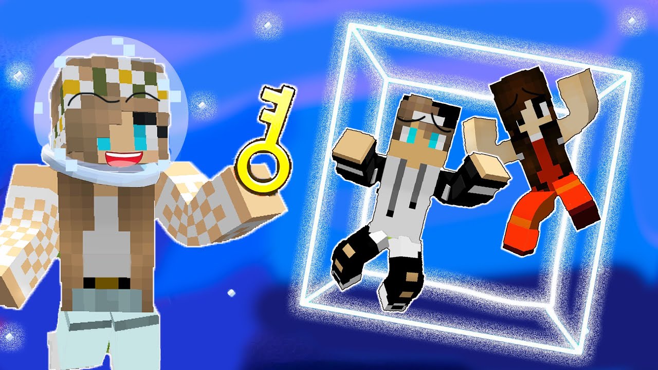 فلم ماين كرافت :  اخذت اصدقائي للفضاء في ماين كرافت