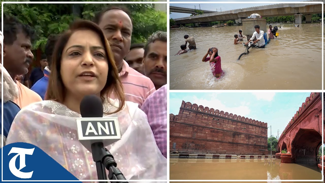 Delhi: Mayor Shelly Oberoi inspects flood-affected areas in Kashmere Gate