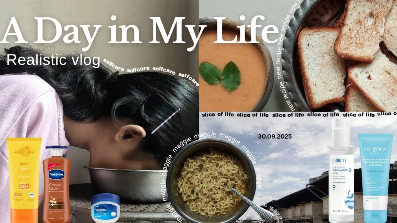 Day in my life 💗 | Aesthetic vlog Indian 🌿 | morning routine, cooking, skincare 