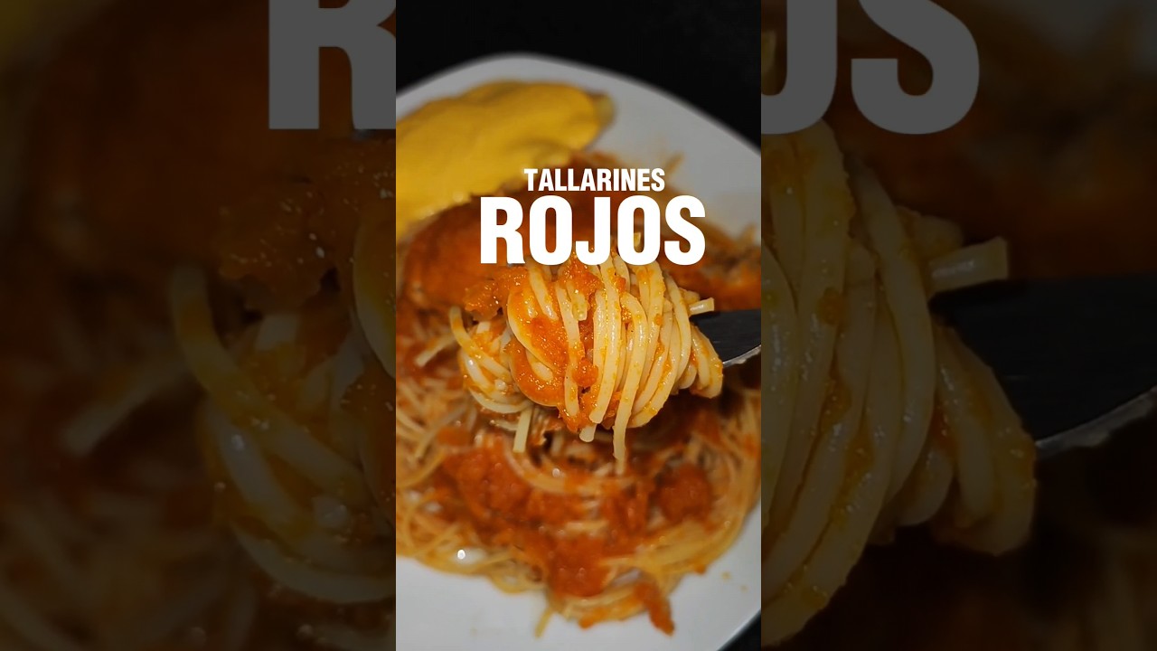 tallarines rojos para salir del apuro #viral #pasta #recetas #viral #food #foodie