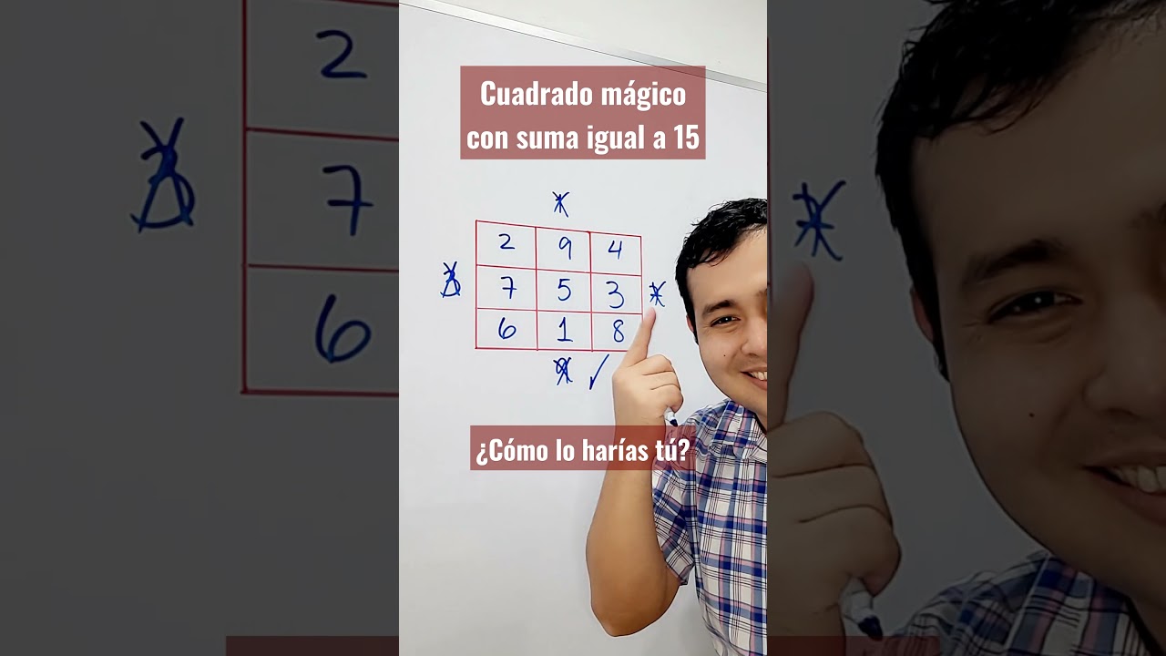 CUADRADOS M&Aacute;GICOS EN SEGUNDOS | RAZONAMIENTO MATEM&Aacute;TICO