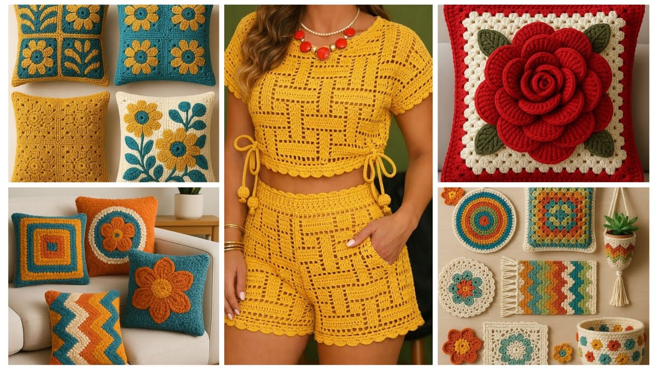 Most beautiful ❤️ style about Crochet pattern different items for everyone 2026