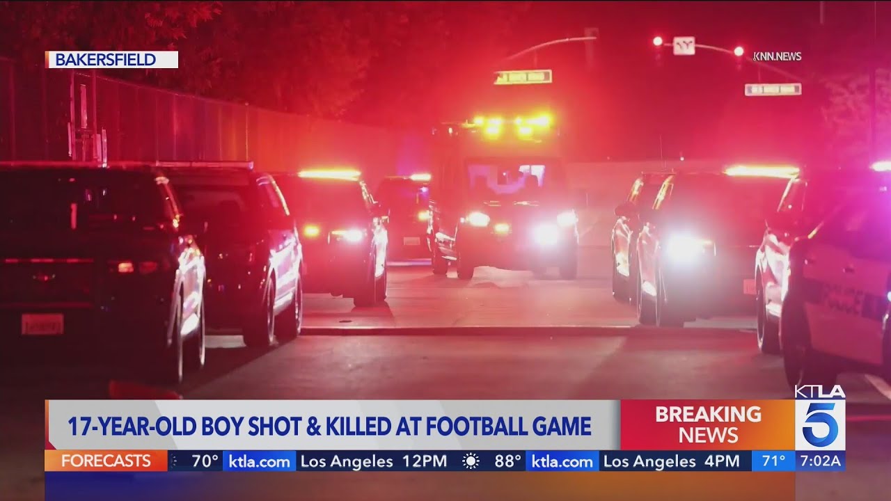 Gunfire erupts near California high school football games; 17-year-old boy killed
