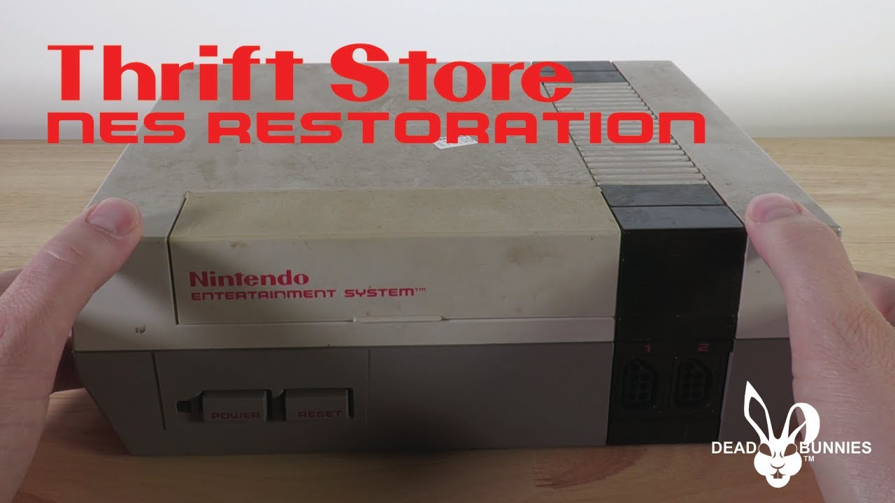 Thrift Store Nintendo NES Restoration Retrobright #nintendo #nes #restoration #retrogaming