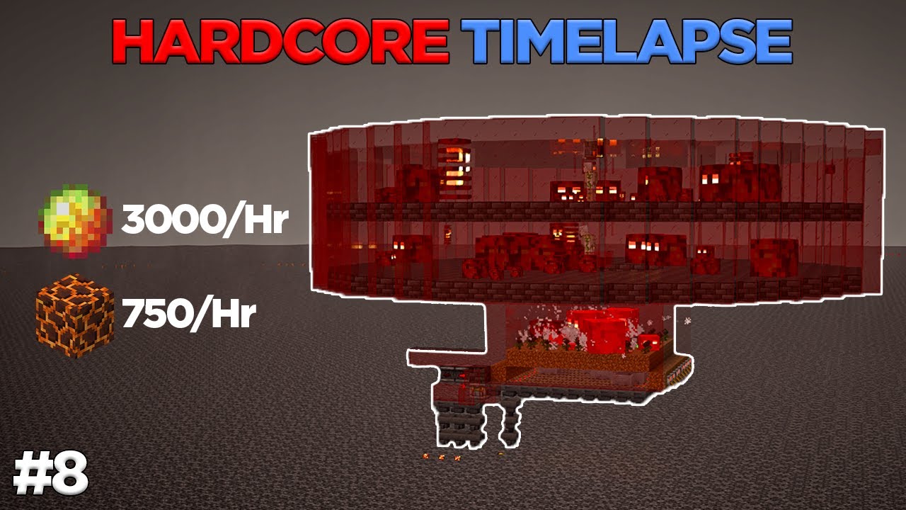 MAGMA CREAM Farm 3000/Hr | Minecraft Hardcore Timelapse Season 1 Episode 8 | GD Venus