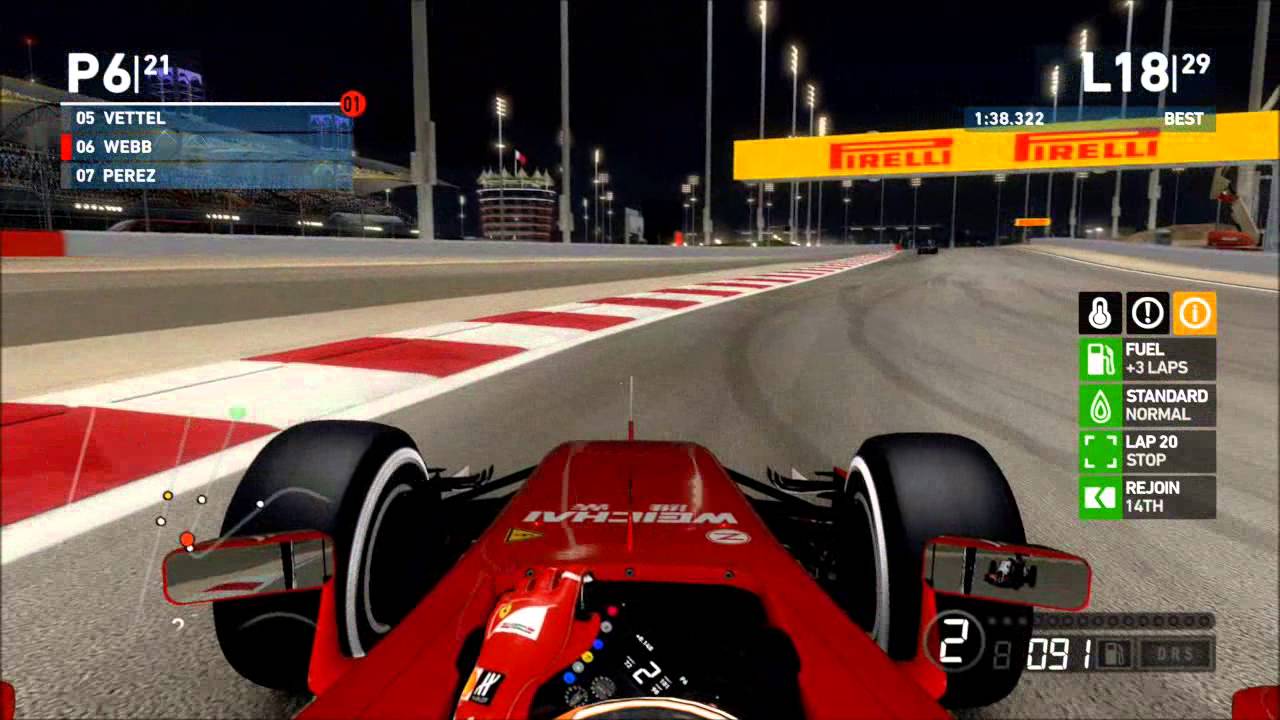 F1 2014 Career | R3 - Bahrain | 50% Distance | Very Hard Difficulty