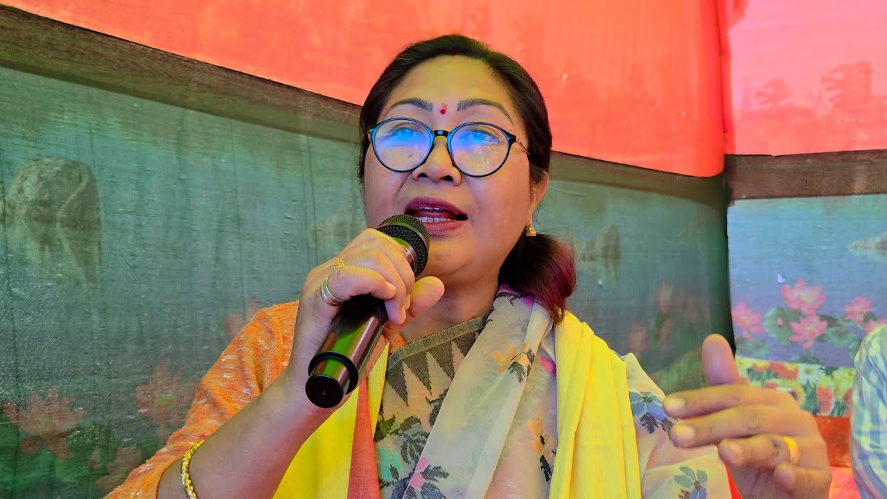 Mutum Reena Singh, Chairperson, MDC || Kargil Sahid Irom Nandachand Singha gi Mitam maikhum haangba