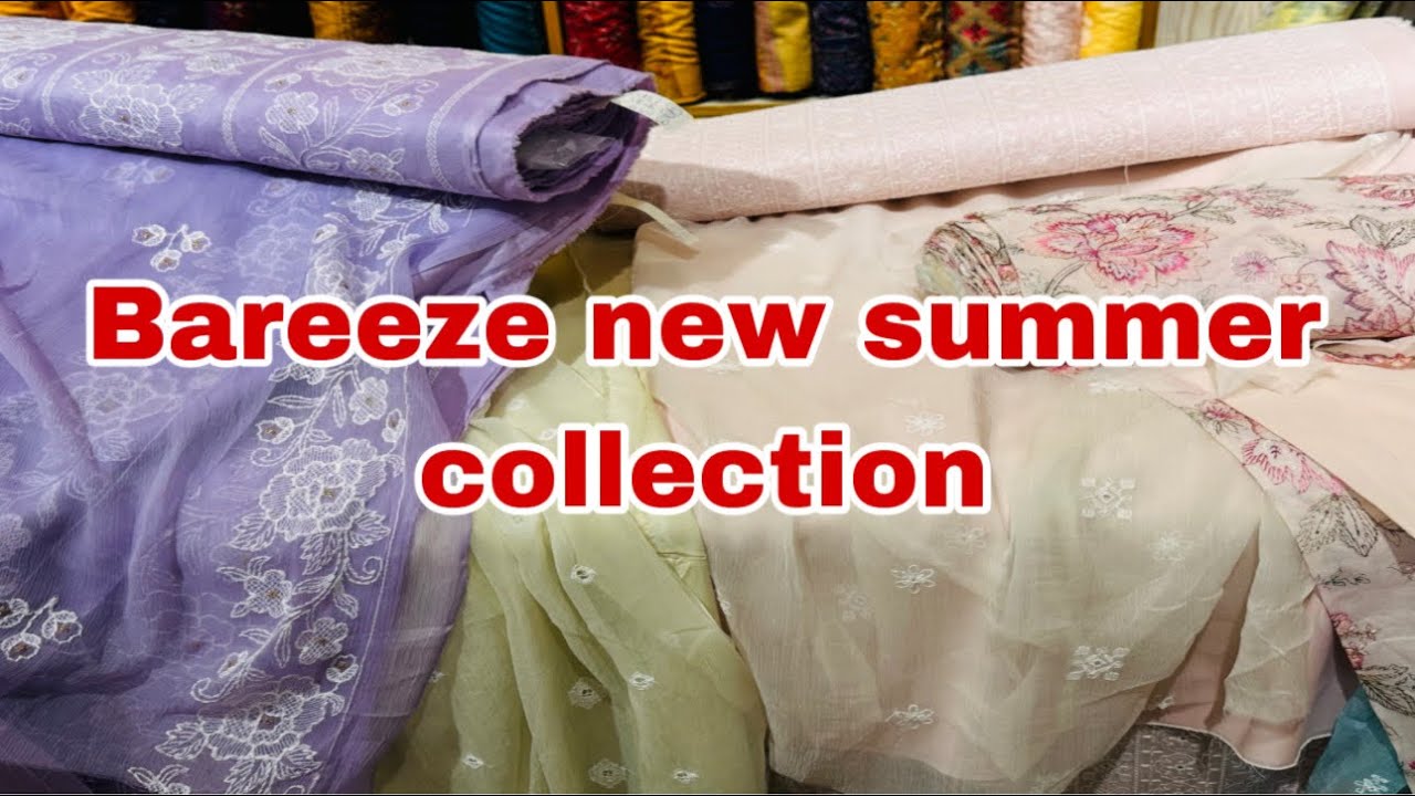 Bareeze new summer  embroidered collection 2024