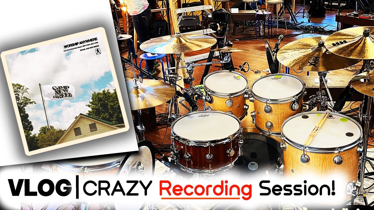 Israel & New Breed Drummer VLOG | Behind the Scenes of Camp New Breed | Worship Anywhere Recording
