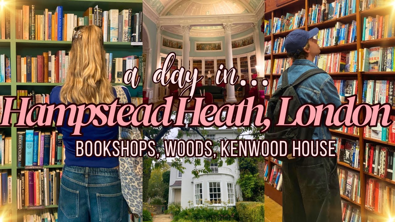 explore Hampstead Heath, London - short vlog 📚🌲