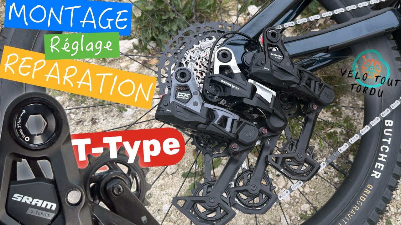 SRAM Eagle T-TYPE accessible - Montage, réglage et réparation. GUIDE COMPLET