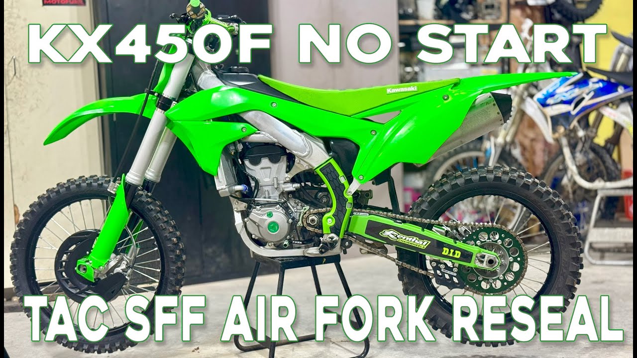 2017 KX450F No Start Diag and Air Fork Reseal Ep127