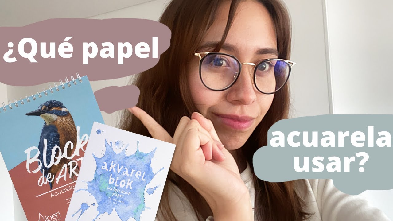 ¿Qué papel acuarela usar? + Comparaciones - Sole