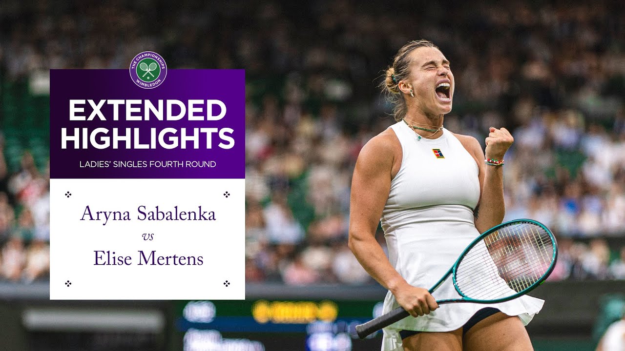 Racing into the quarters! | Aryna Sabalenka vs Elise Mertens | Extended Highlights | Wimbledon 2025