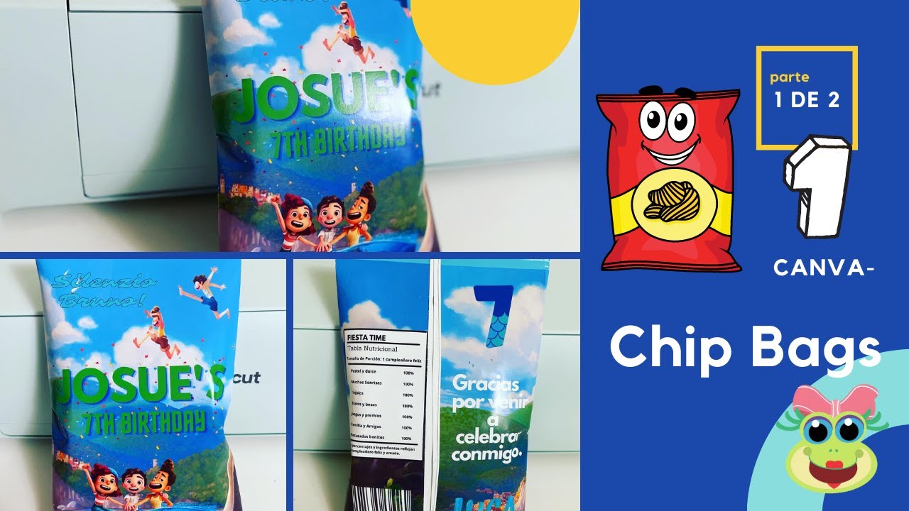 Bolsitas de Papitas con Canva