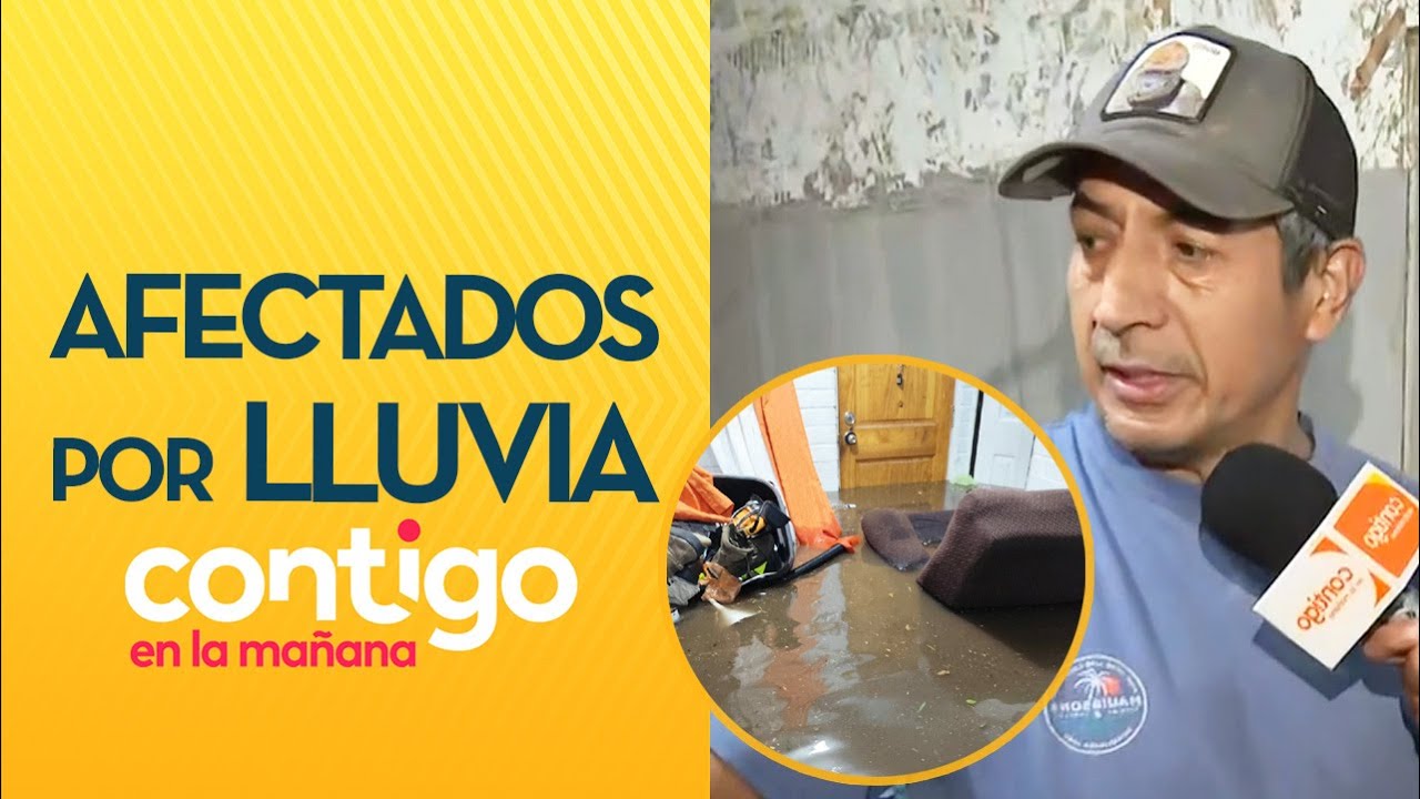 LO PERDIERON TODO: Intensas lluvias afectaron a vecinos de Maipú - Contigo en la Mañana