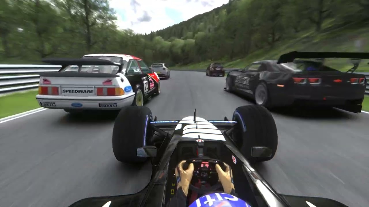 Fernando Alonso driving his Minardi at Nordschleife | Assetto Corsa