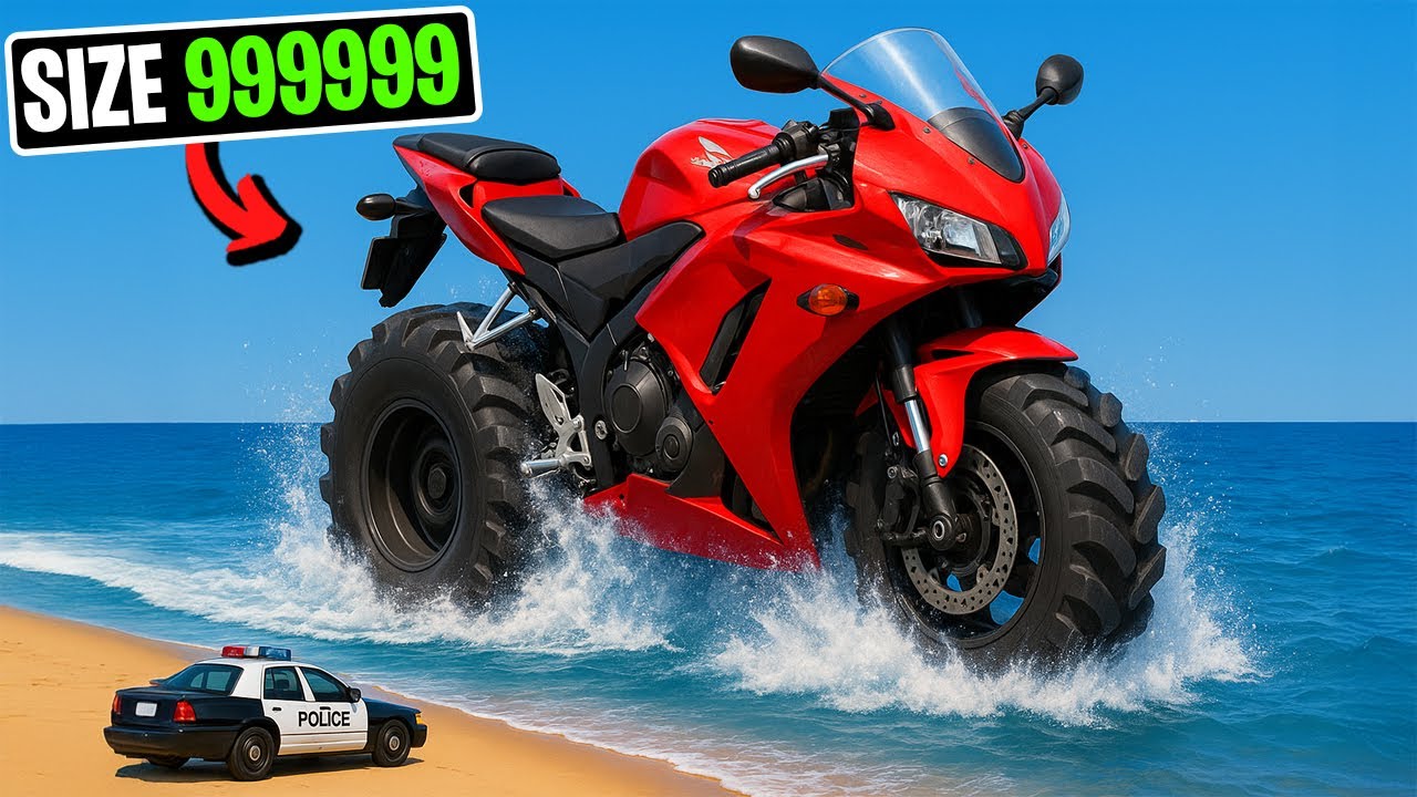 Every Time I Crash My Bike Gets Bigger in GTA 5