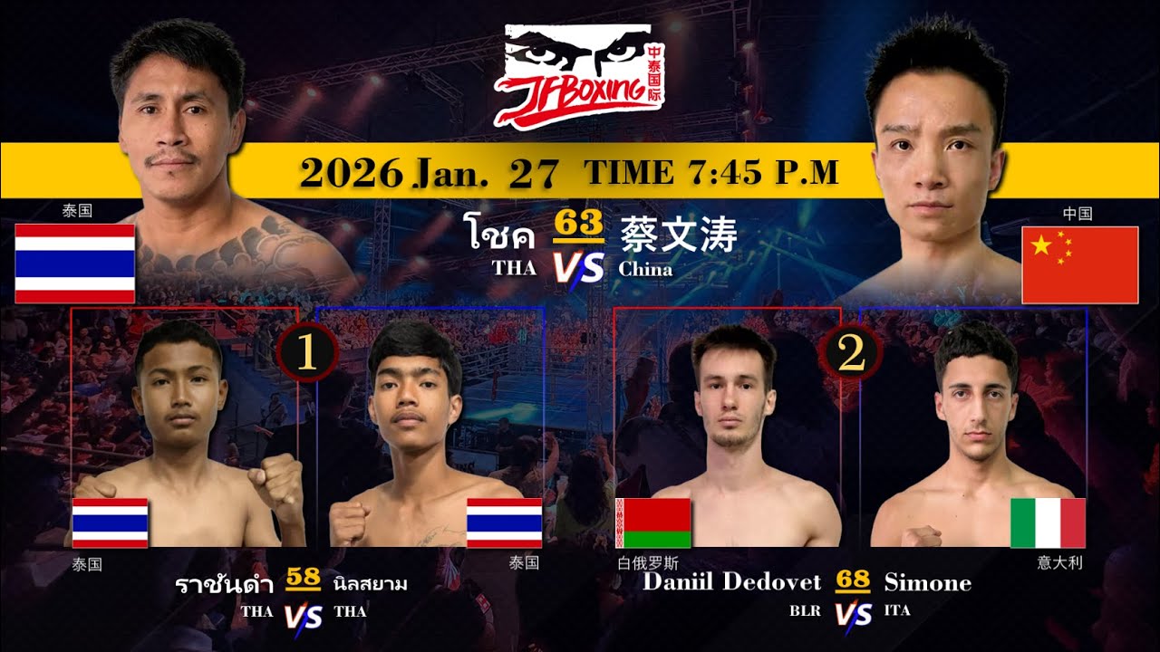 JF Pumphanmuang Fight 27/01/2026