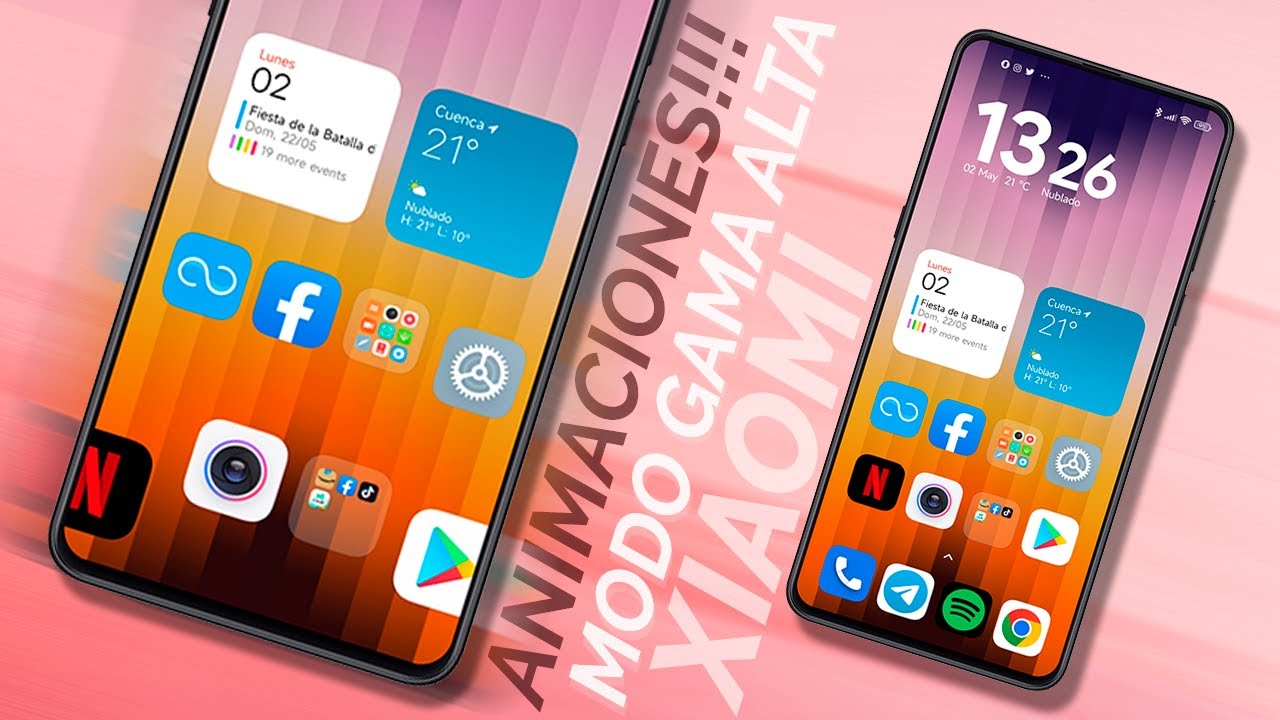 MIUI 12 y 13: Activar Animaciones de Desbloqueo, Blur en Sistema, Iconos Animados (MODO GAMA ALTA)