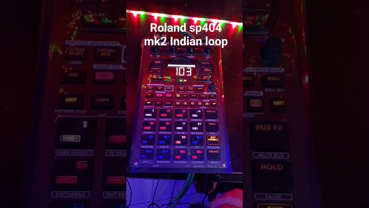 Roland sp404 mk2 l sampler Indian loop