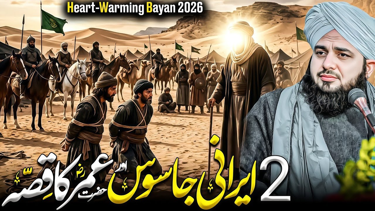 2 Irani Jasoos😱 Aur Hazrat Umar {R.A} Ka Qissa | Heart Warming Bayan | Ajmal Raza Qadri Bayan 2026