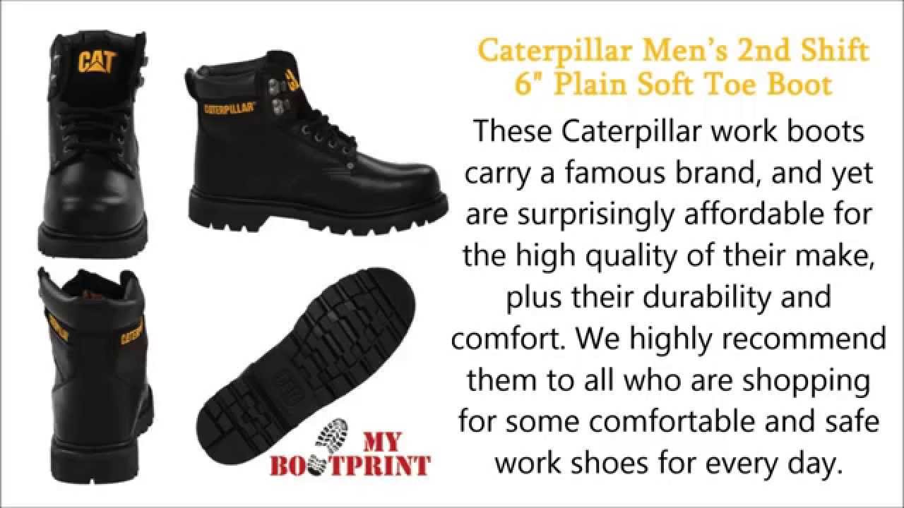 Caterpillar Men&rsquo;s 2nd Shift 6&Prime; Plain Soft Toe Boot