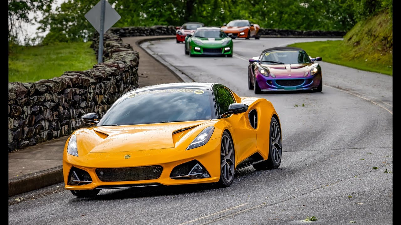 Lotus vs the Dragon 2025 - THE GREATEST LOTUS DRIVING EVENT EVER! Tail of the Dragon and Smoky Mtns
