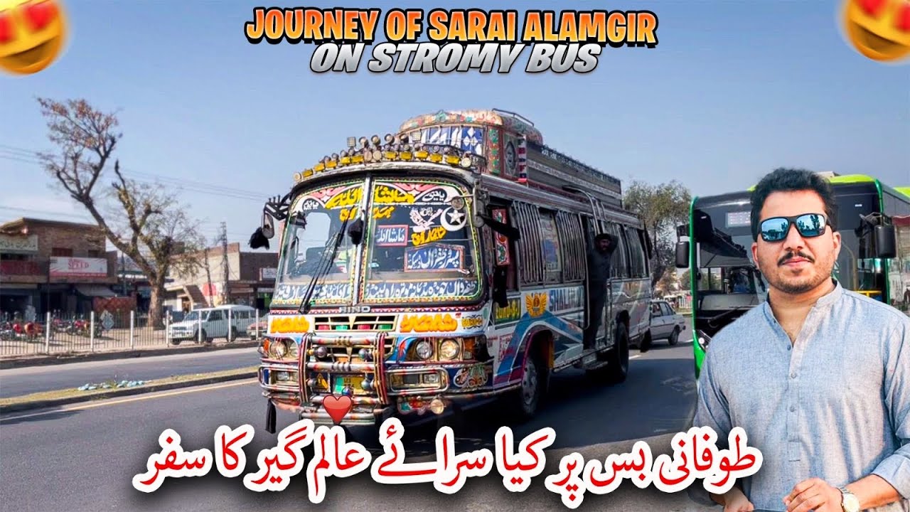 Life of A buss driver | Travel on a buss to sarai alamgir | POTHWAR TV