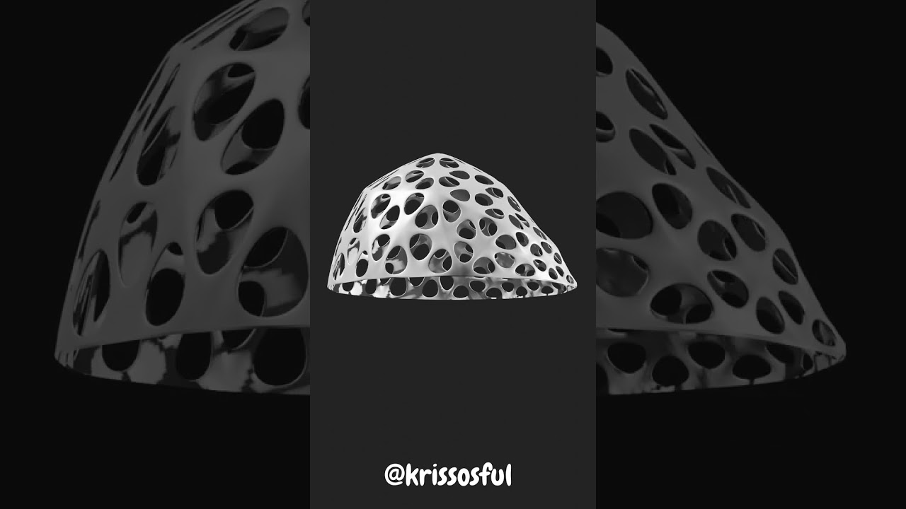Abstract semisphere animation #shorts #cg #3d #animation #blender #blender3d