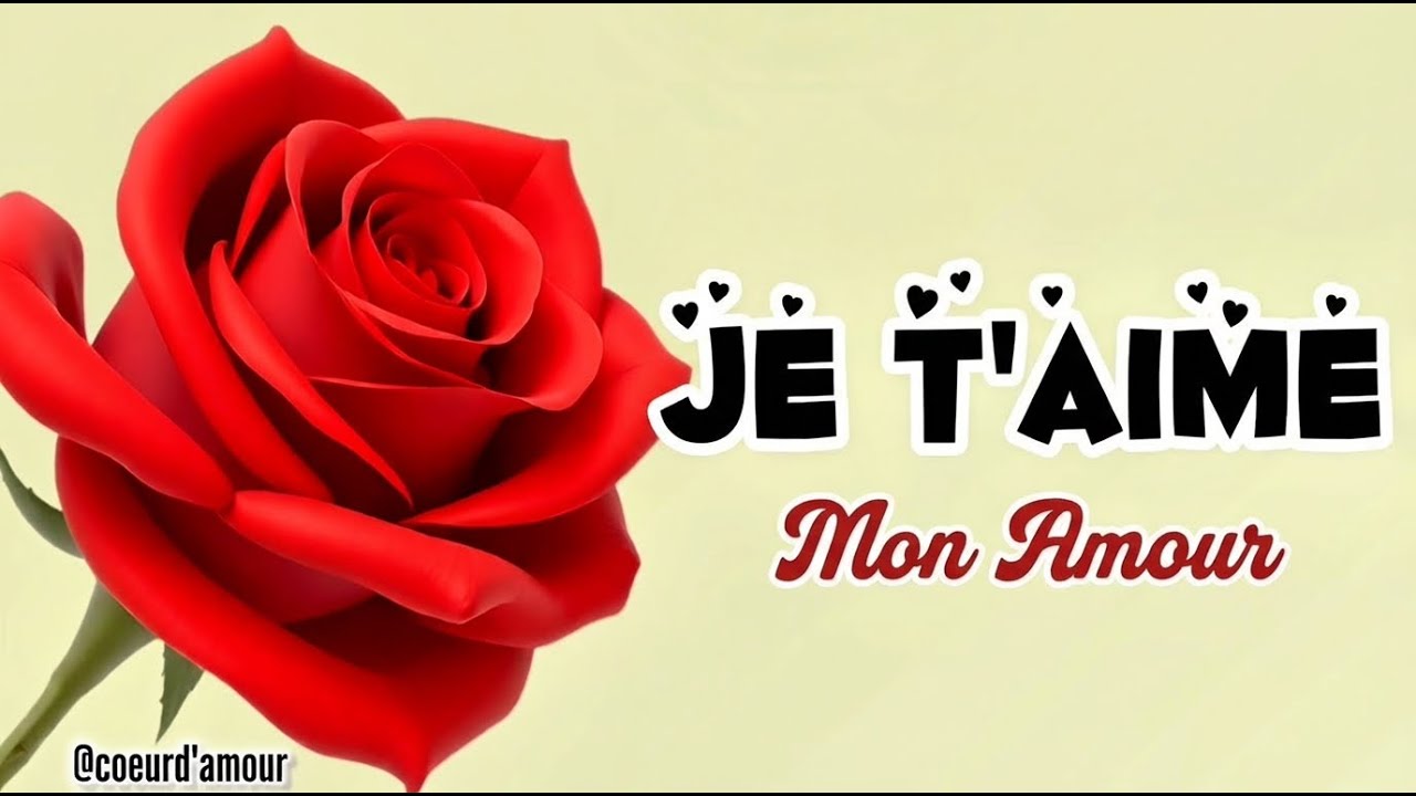 Mon amour, tu es ma personne préférée  Poème romantique pour toi, ouvre le  Je t’aime