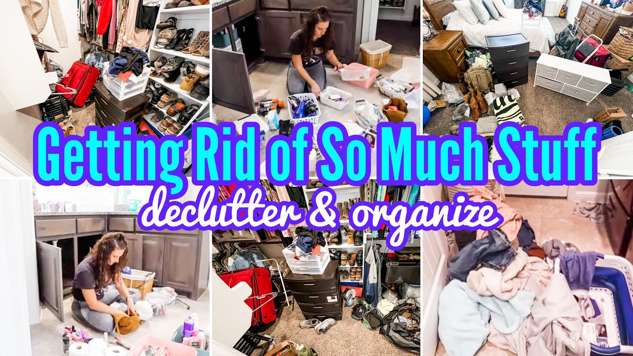 GETTING RID OF SO MUCH STUFF | *MAJOR* DECLUTTER AND ORGANIZE | EXTREME CLEANING MOTIVATION 2022