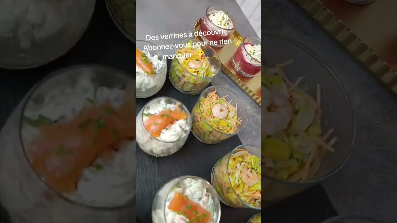 Verrines salées facile et rapide 
