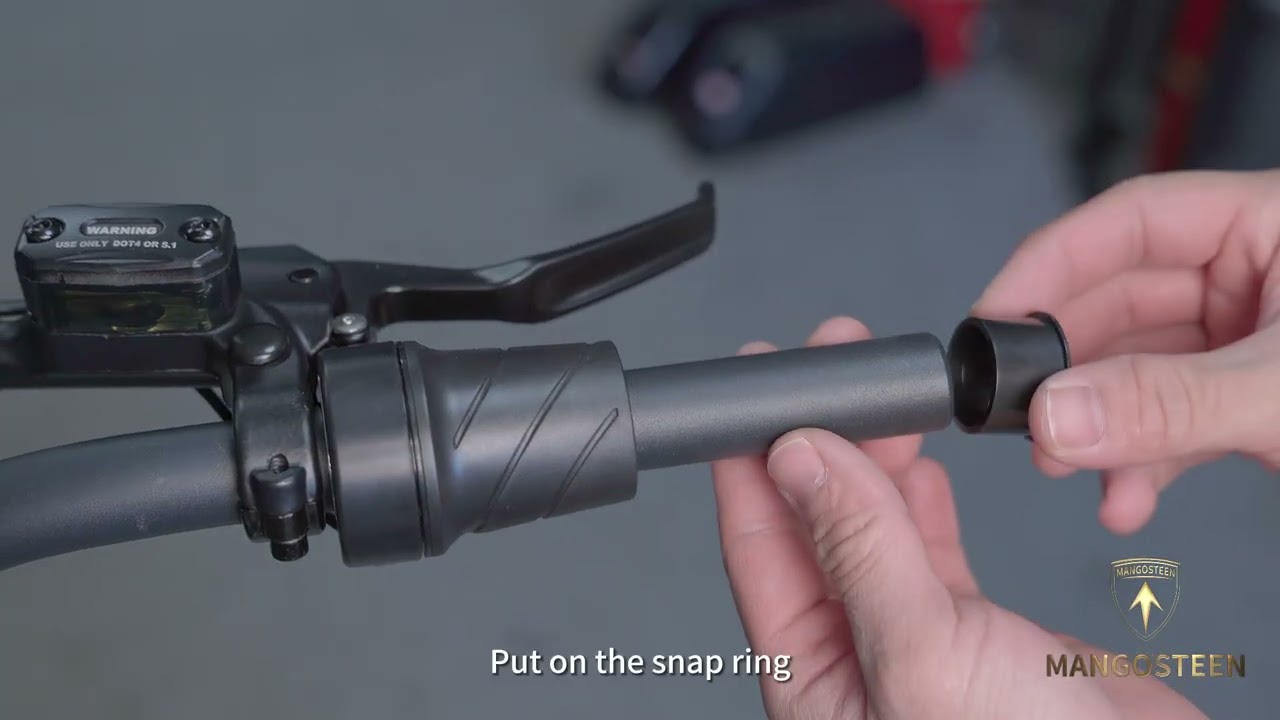 How to Replace the Throttle Grip on MANGOSTEEN FT-02mini  #mangosteenscooter  #scooter
