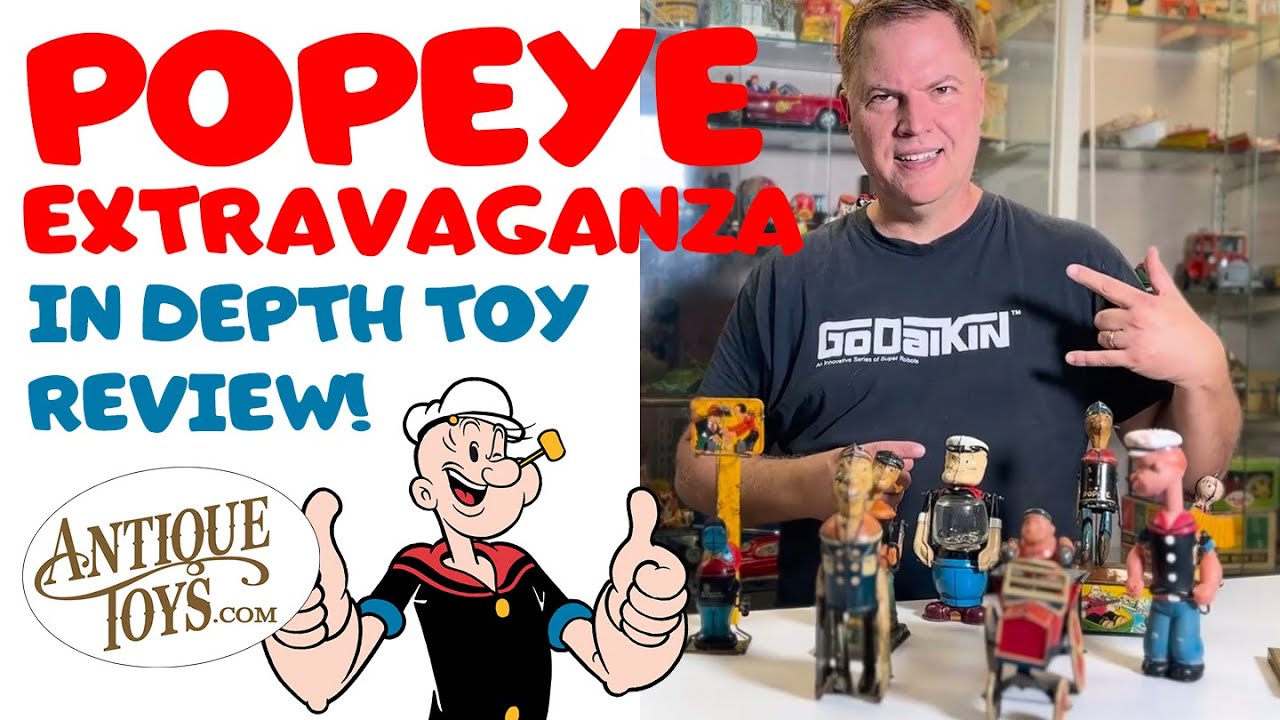 Popeye Marx Toy Extravaganza Toy Review by Antique Toys