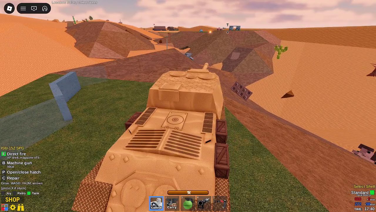ISU-152 DESERT - Armored Patrol (MUGEN) | ROBLOX