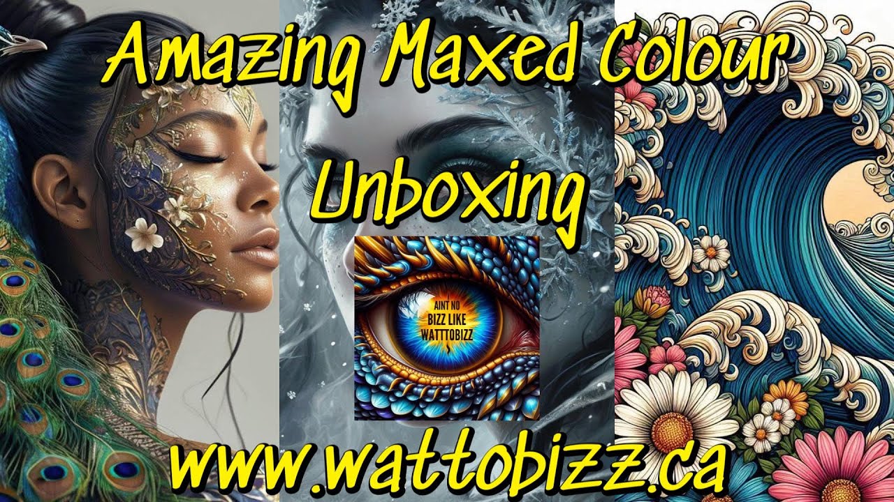 WATTOBIZZ!!! #WATTOBIZZ #stampedcrossstitch #pointdecroix #flosstube  #embroidery #unboxing