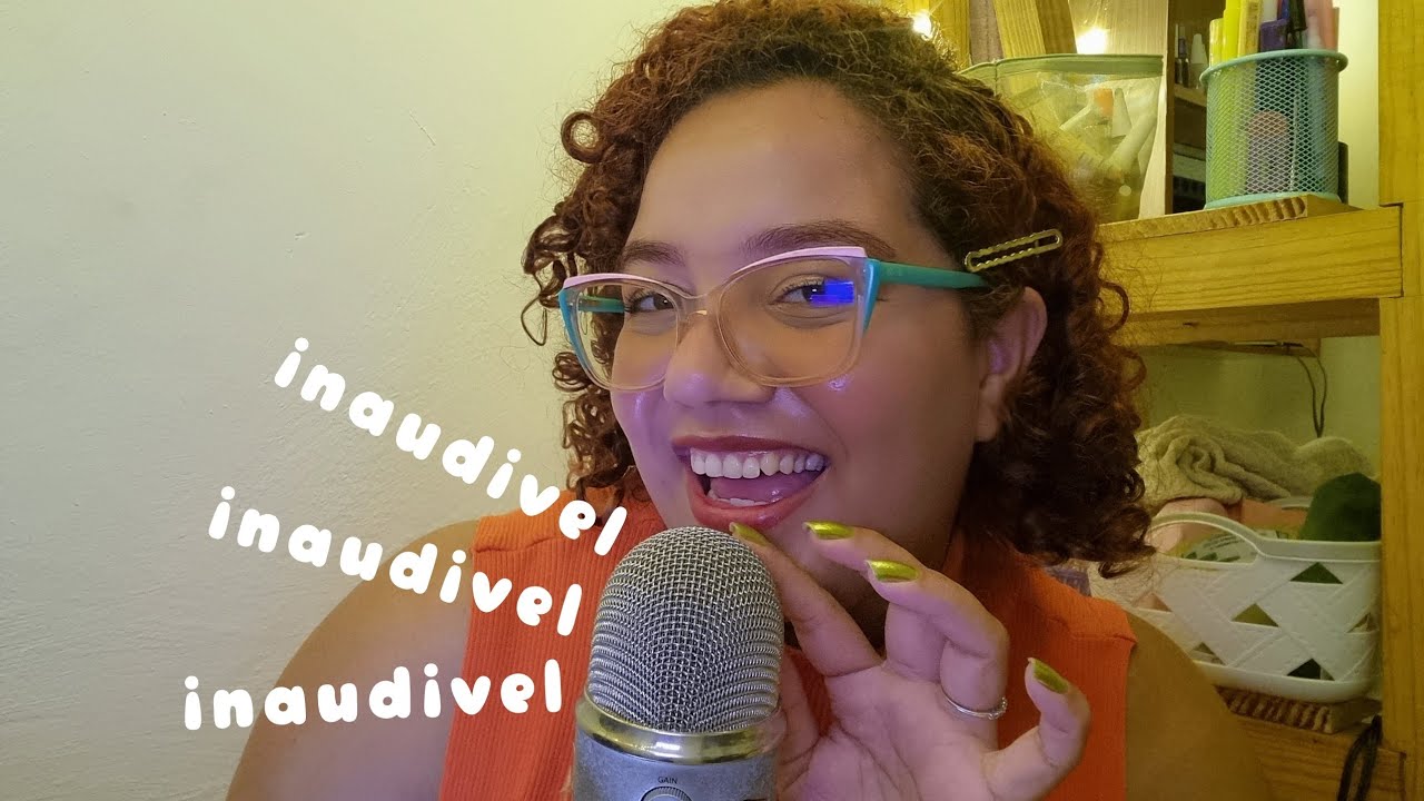 ASMR com INAUDÍVEL contanto uma GRANDE NOTÍCIA 😱✨