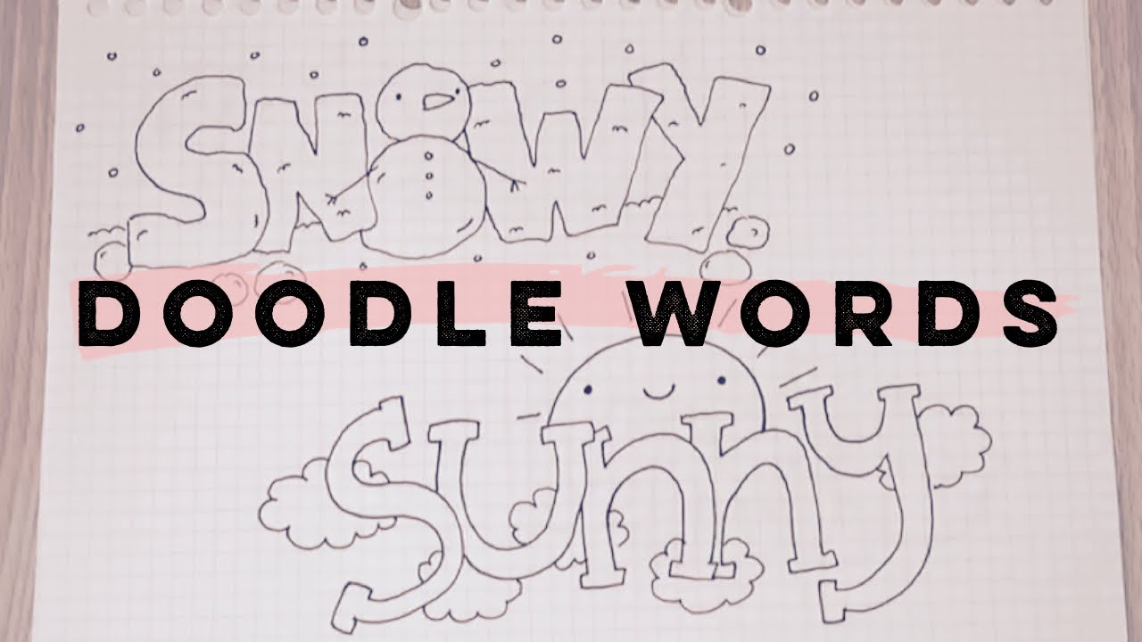 Doodle Words : Weather & Seasons | Doodles by Sarah