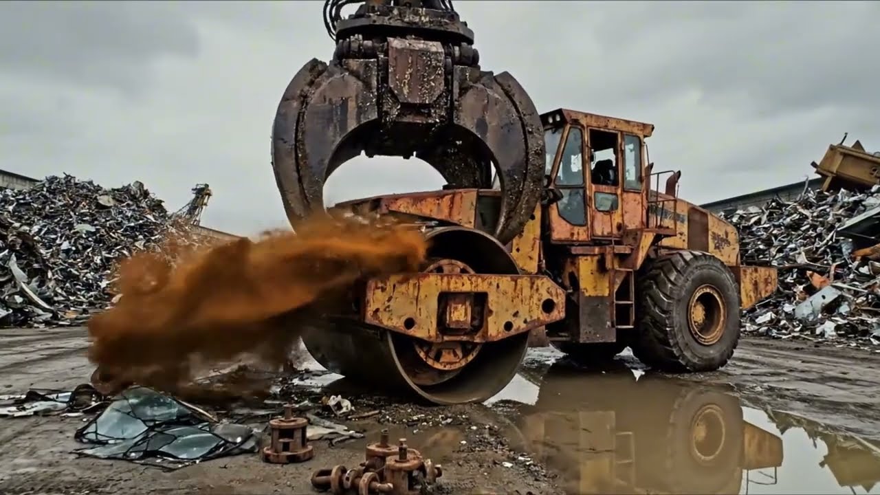 Industrial Impact – Magnet Arm Dropping Thick Steel Plates
