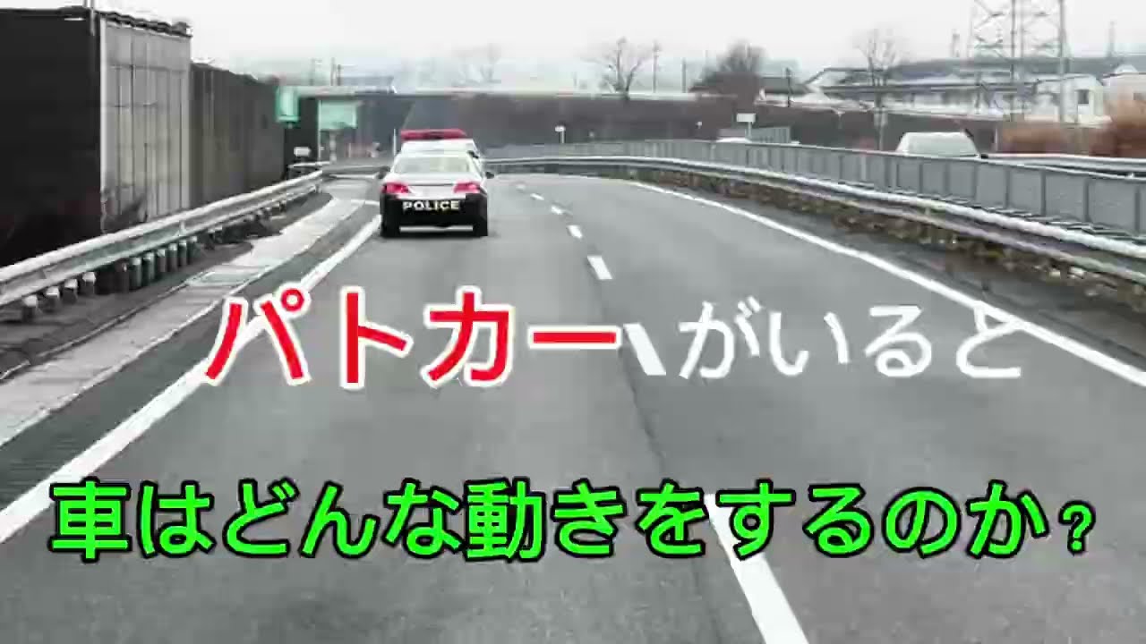 【パトカーに遭遇した時あなたはどんな行動をとりますか】